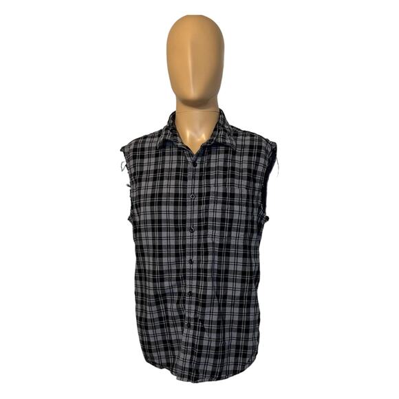 American Eagle Mens Flannel Medium Weight Size Medium Super Soft Button Up - Picture 2 of 7